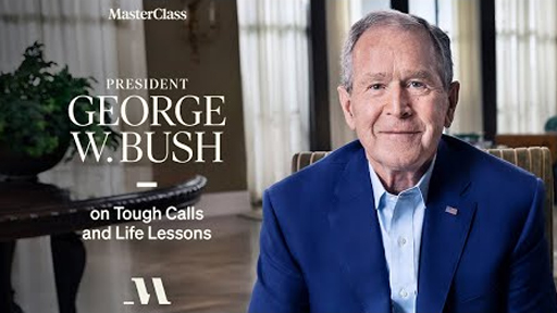 تصویر جرج بوش در مسترکلاس